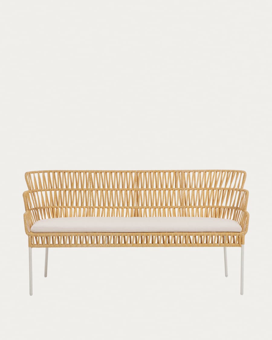 Banc Robyn moutarde 160 cm