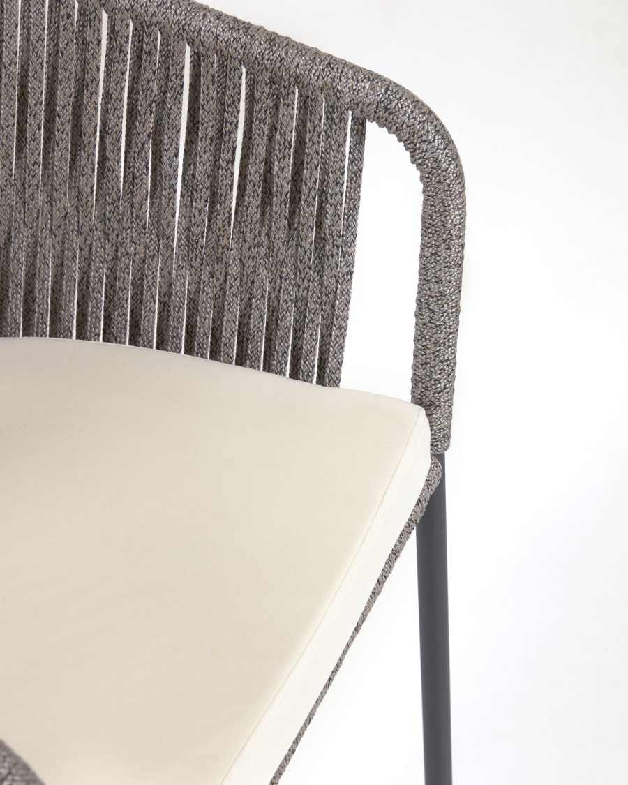 Yanet cord chair in grey