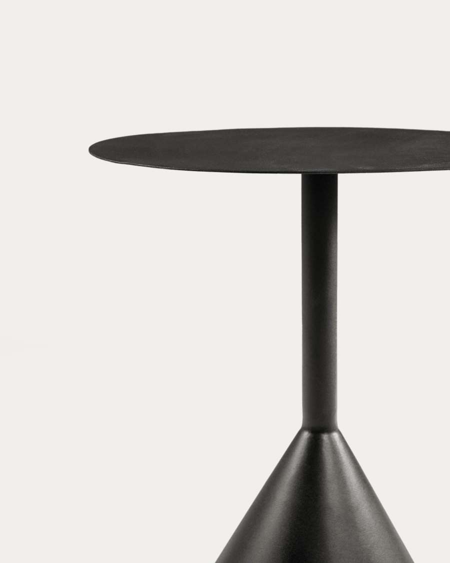 Yinan side table Ø 48 cm black