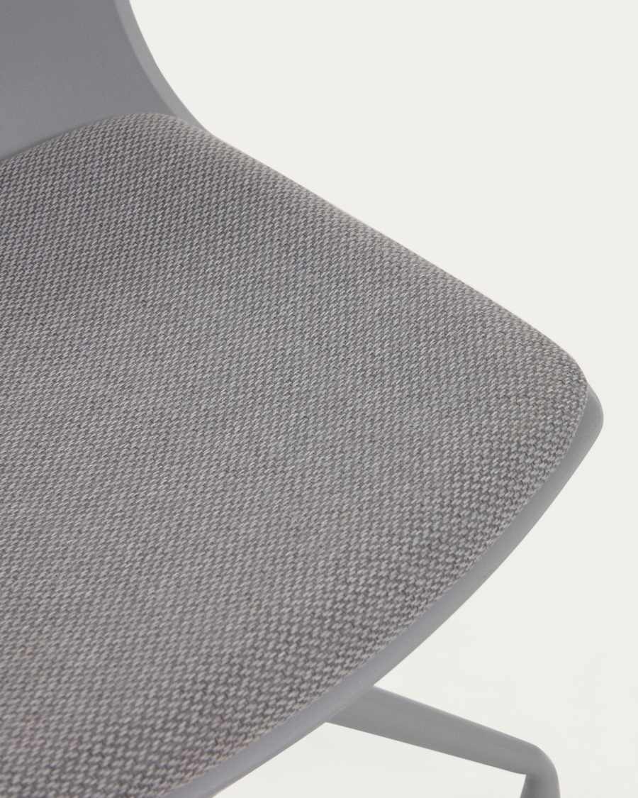 Ralfi grey desk chair with light grey seat