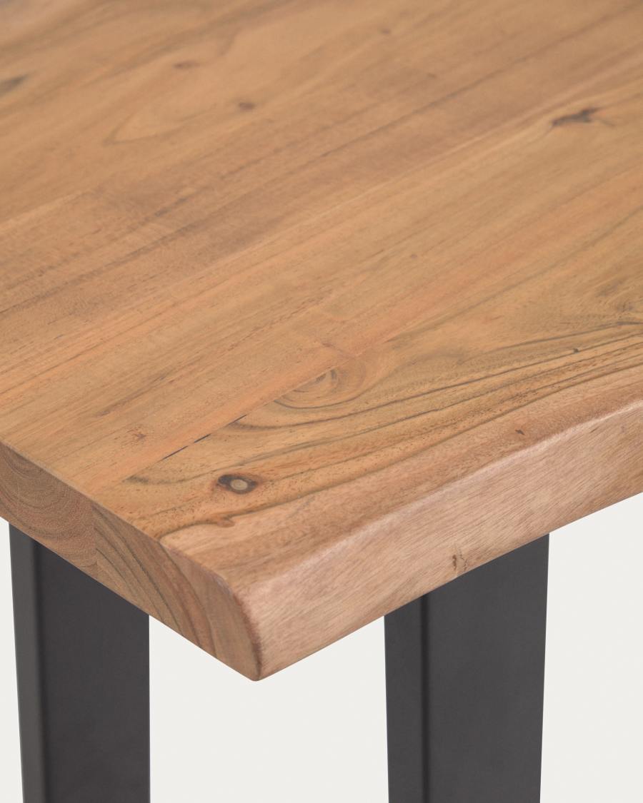 Consolle Alaia in legno massello di acacia con finitura naturale 115 x 40 cm