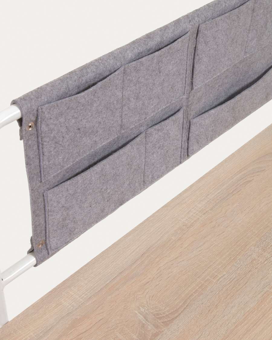 Yamina melamine and metal desk with white finish 100 x 60 cm