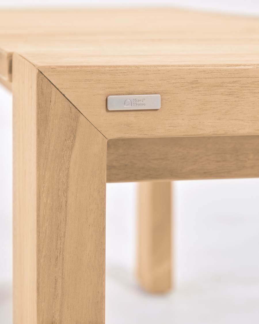 Victoire solid teak outdoor bench 215 cm