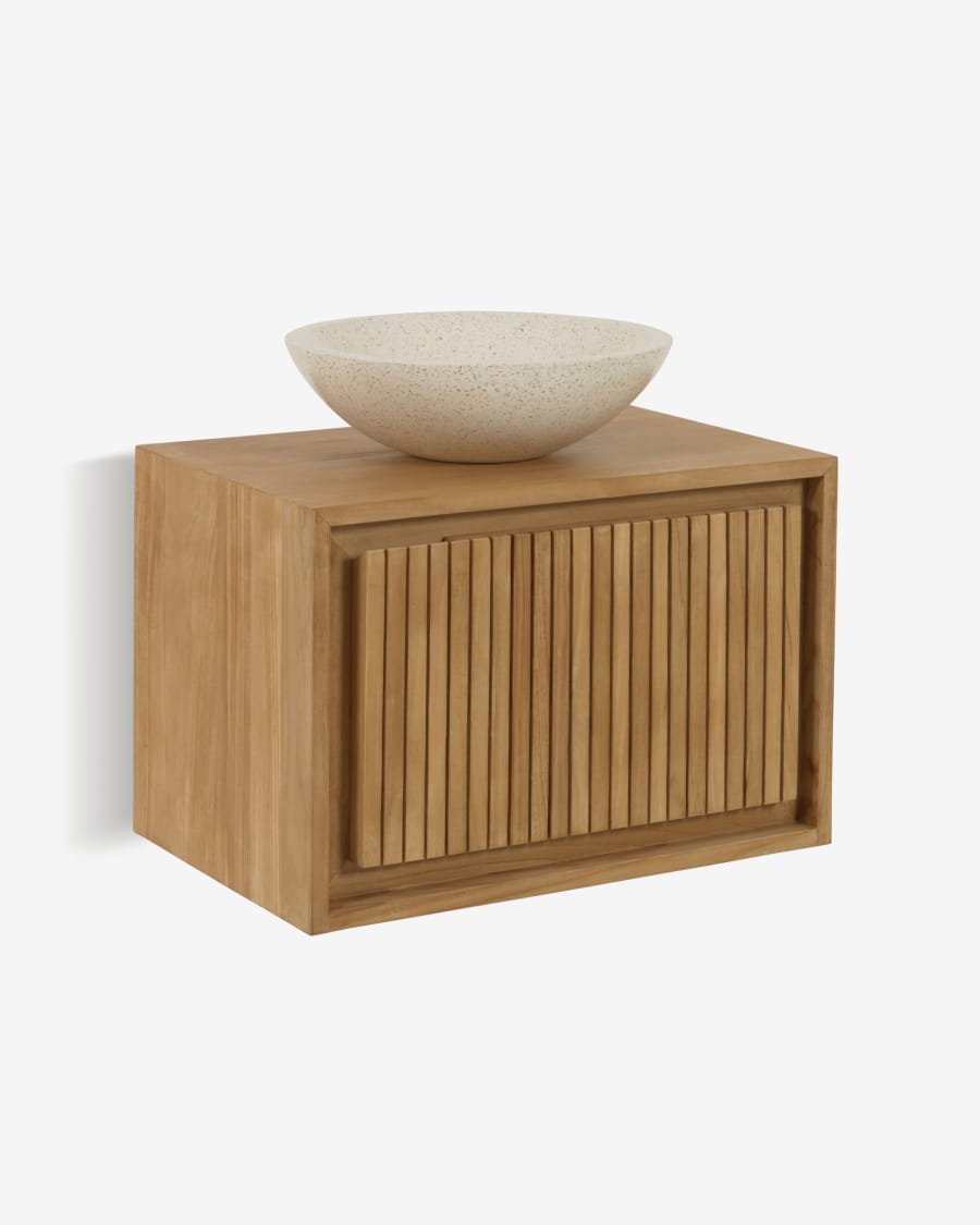 Taciana solid teak bathroom cabinet 60 x 40 cm