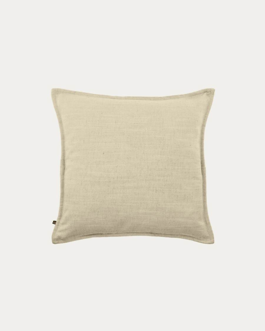 Kissenbezug Blok 45 x 45 cm aus Leinen weiß