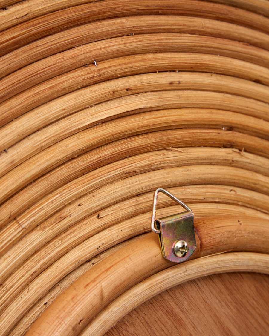 Nalea round rattan mirror Ø 60 cm