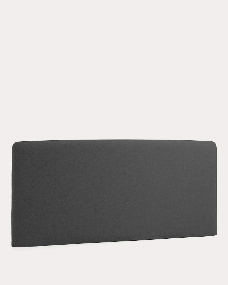 Dyla headboard with removable black cover for a bed up to 160 cm
