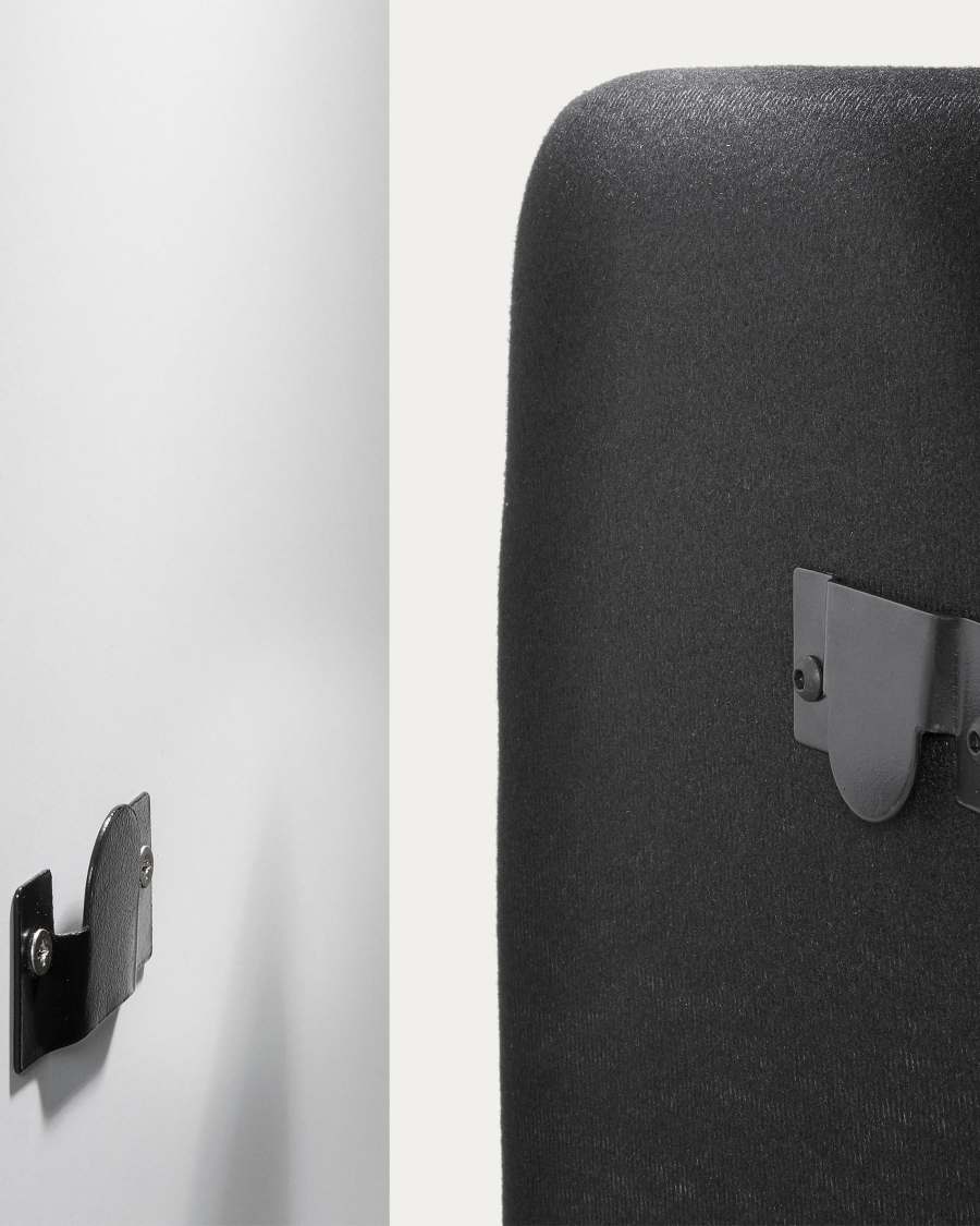 Dyla headboard with removable mustard cover for a bed up to 160 cm FSC Mix Credit