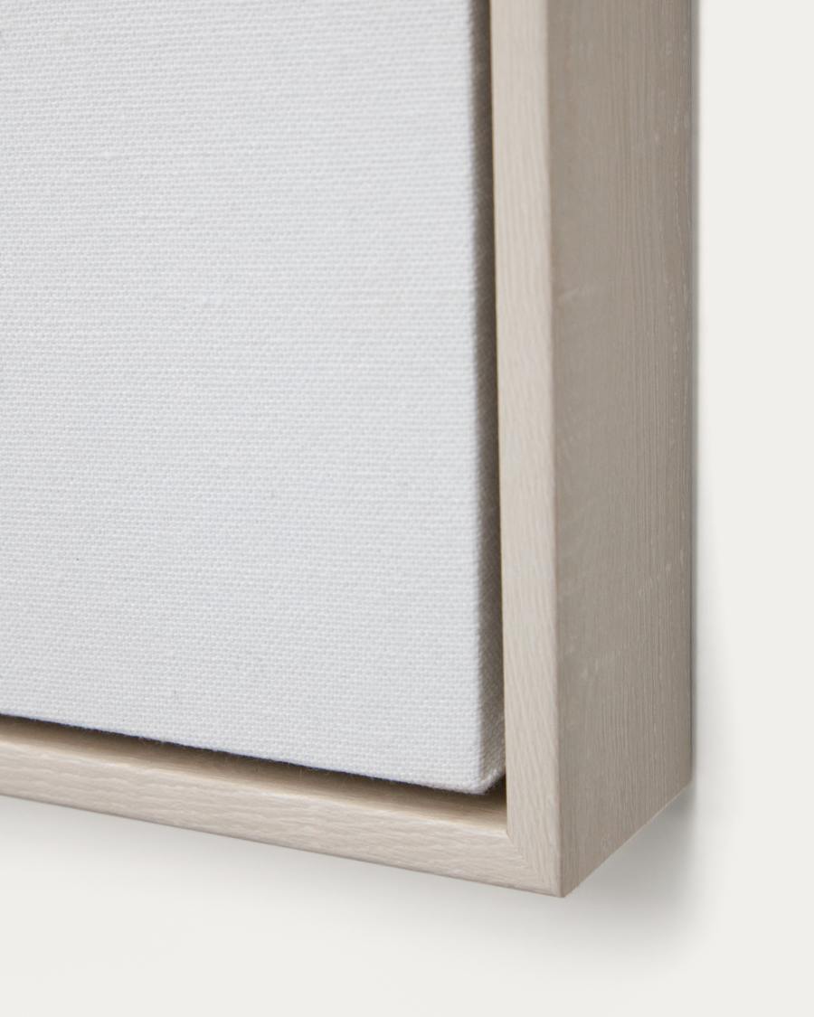 Mabell white wall hanging with multi-colour check 62 x 92 cm