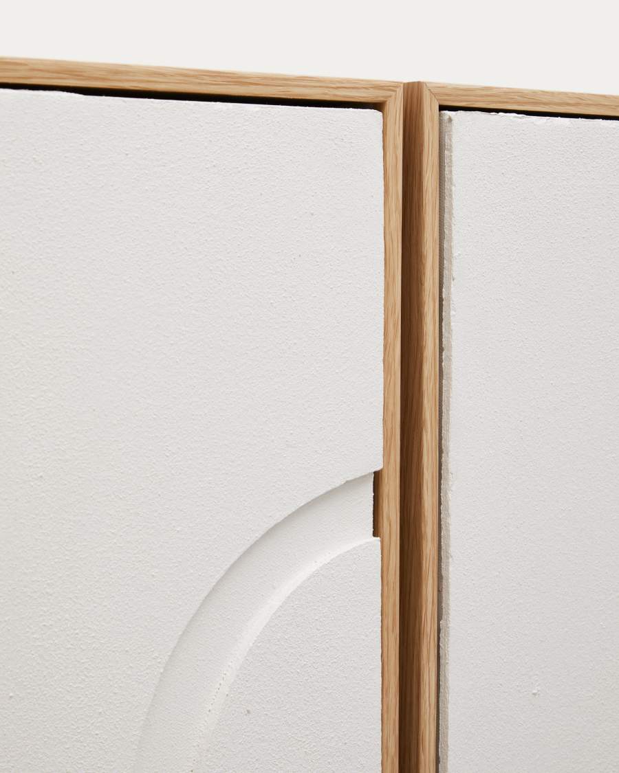 Ensemble Sefri de 2 tableaux blancs 30 x 40 cm