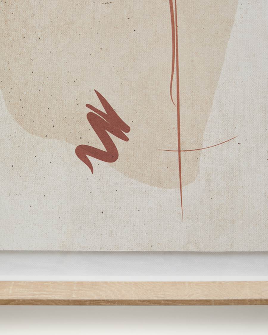 Sormi abstract beige painting 60 x 90 cm