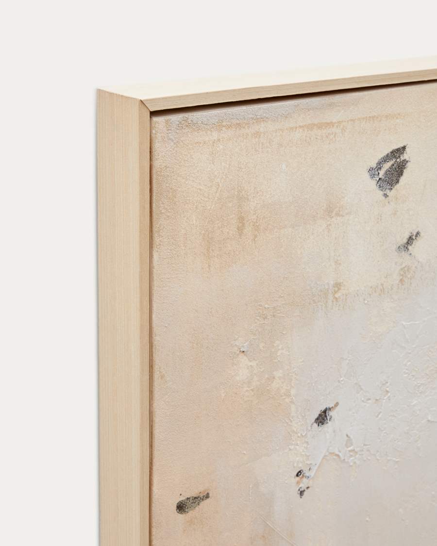 Quadro astratto Silpa beige scuro 200 x 120 cm