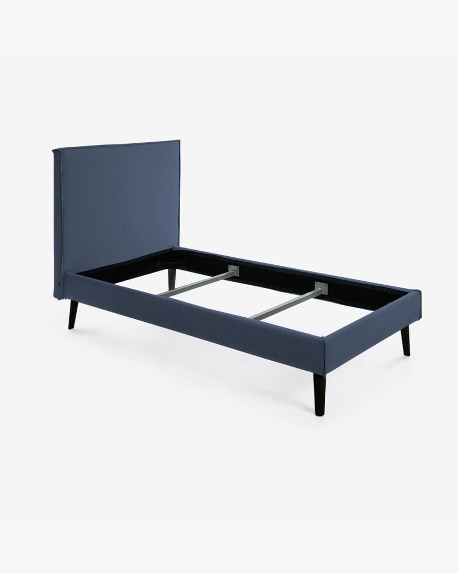 Venla Bezug in Blau für Bett mit Matratze 140 x 190 cm