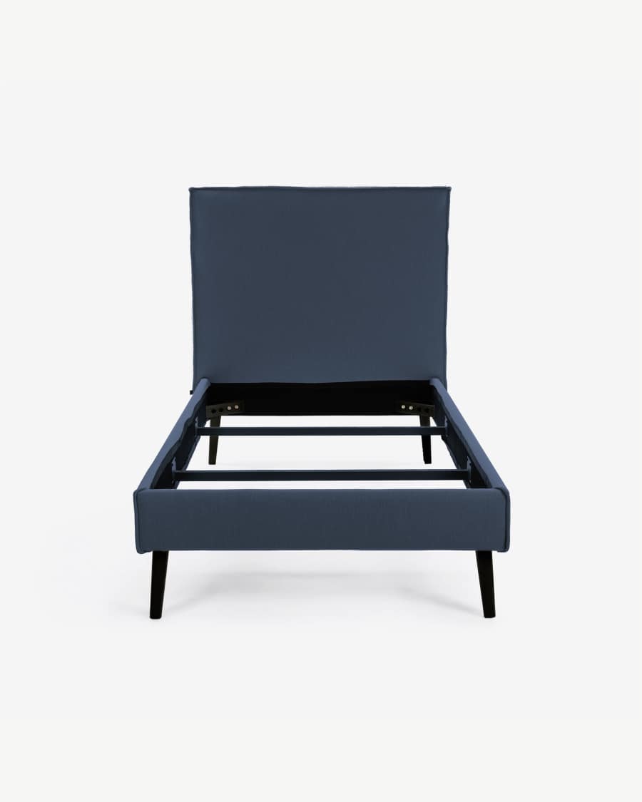 Venla Bezug in Blau für Bett mit Matratze 140 x 190 cm