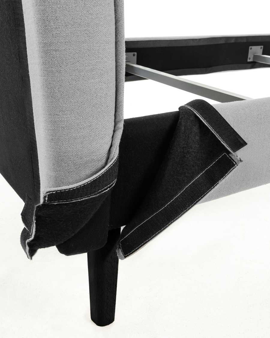 Cama Venla 90 x 190 cm gris