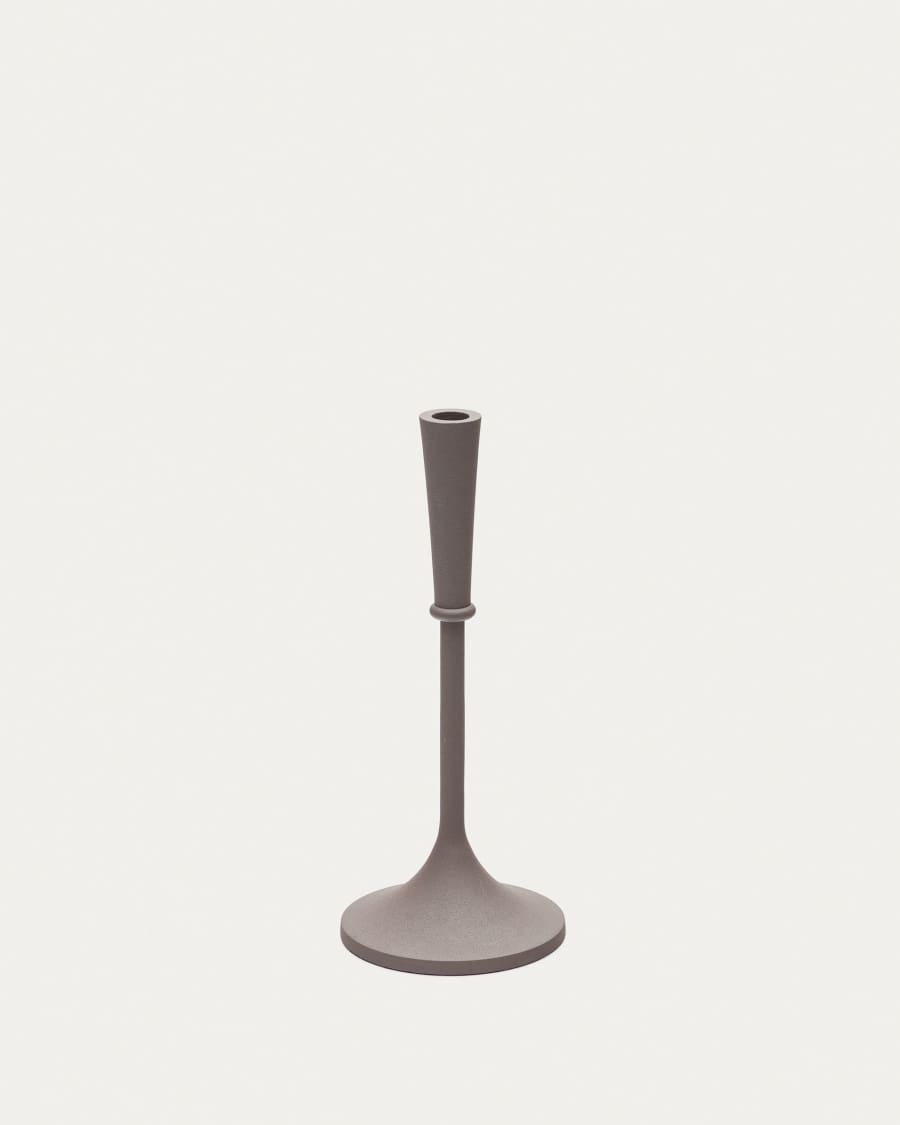 Rupit candle holder in brown aluminium