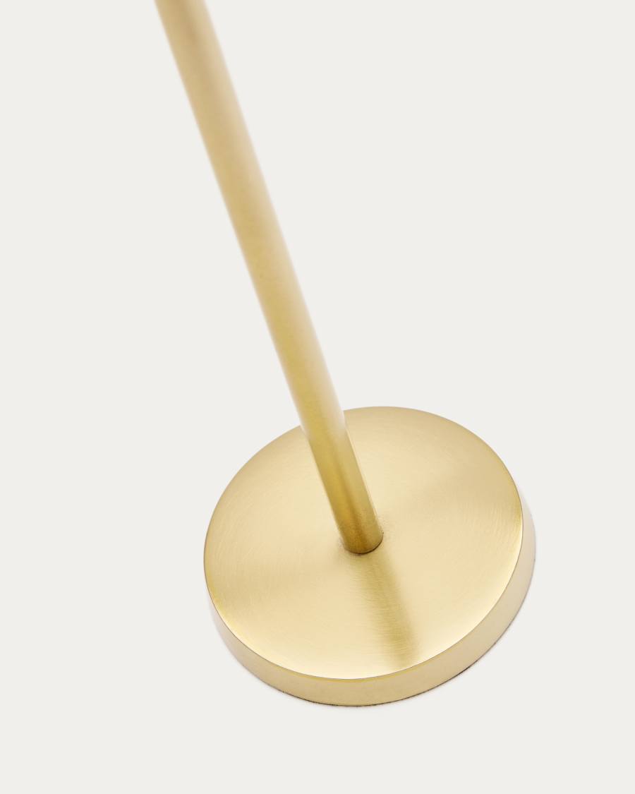 Candelabro piccolo Morgana in metallo dorato