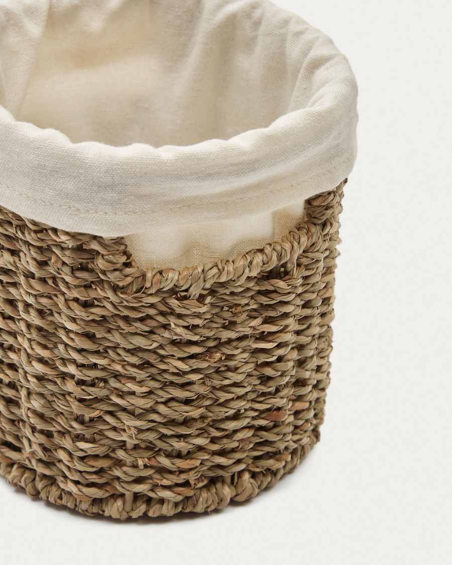 Cistella pequeña Tossa de fibres naturals