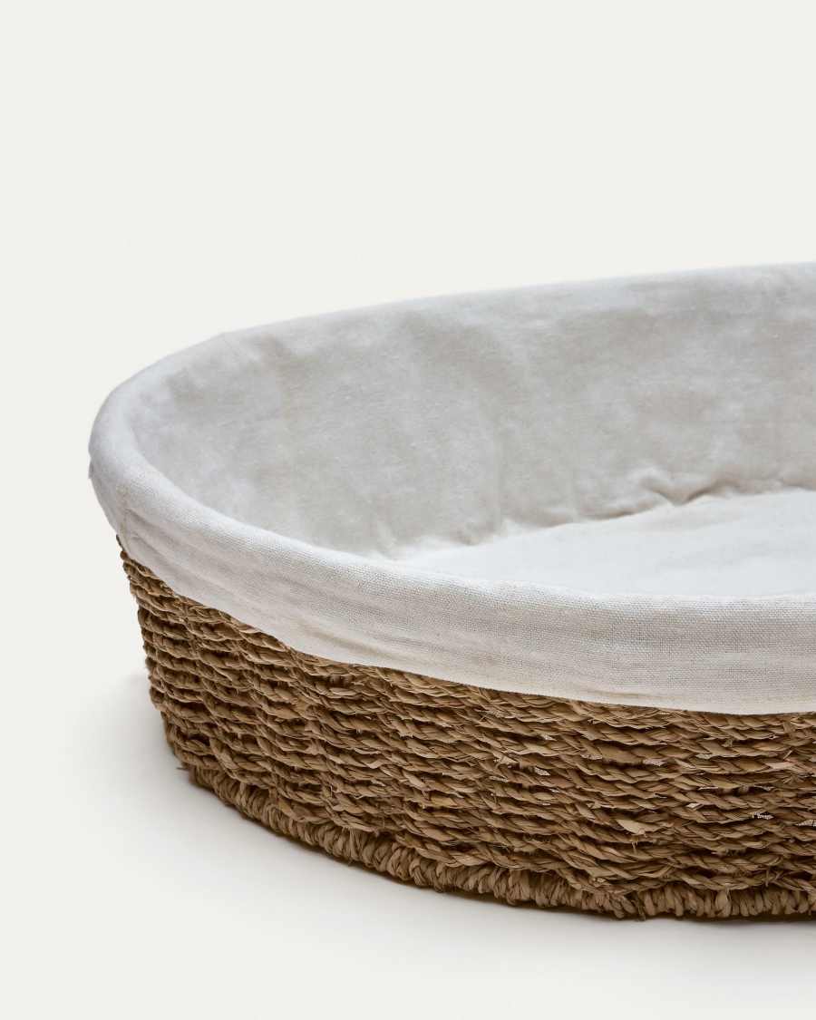 Tossa large natural fiber basket