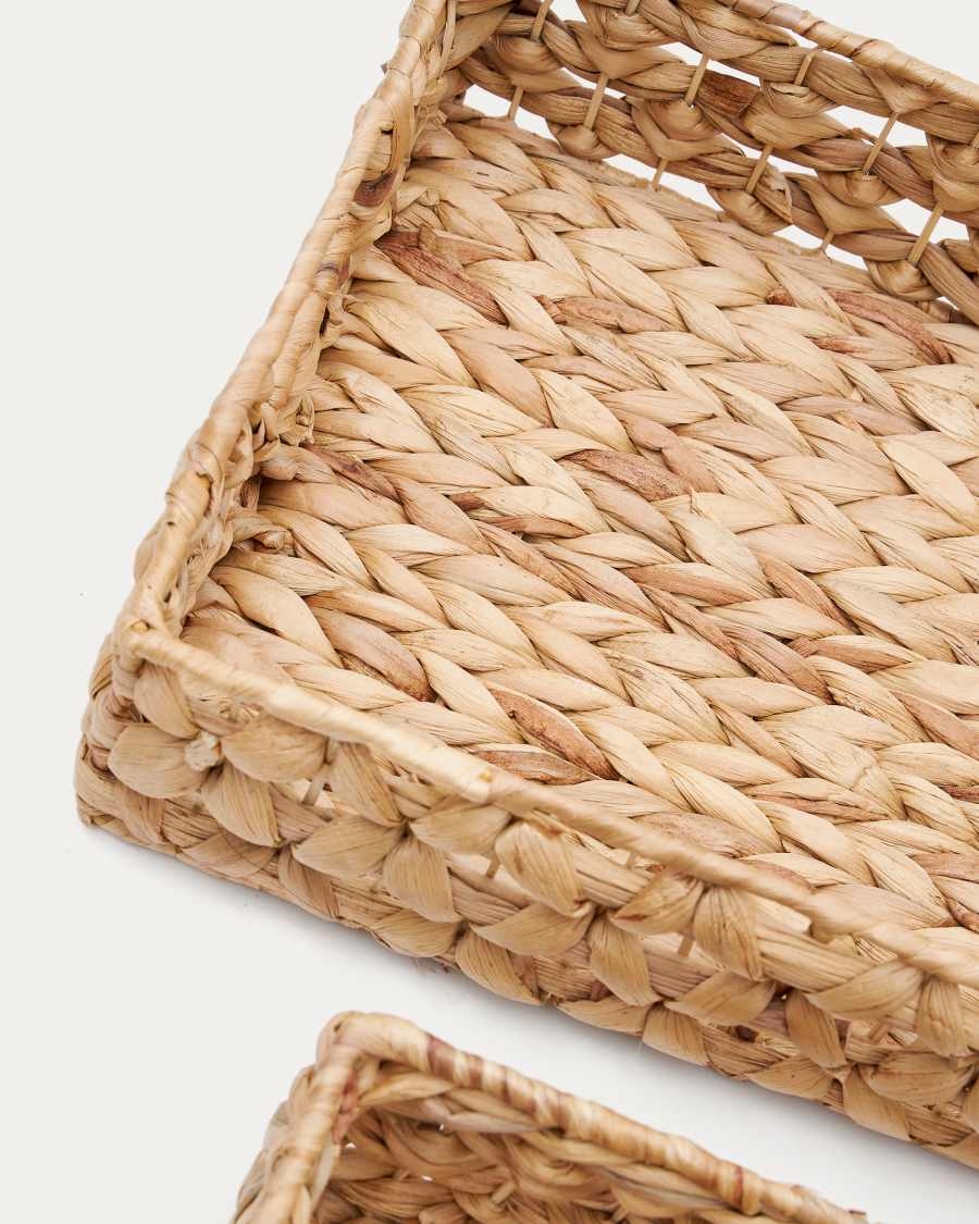 Set Tressa de 2 boîtes en fibres naturelles 27 x 20 cm / 36 x 27 cm