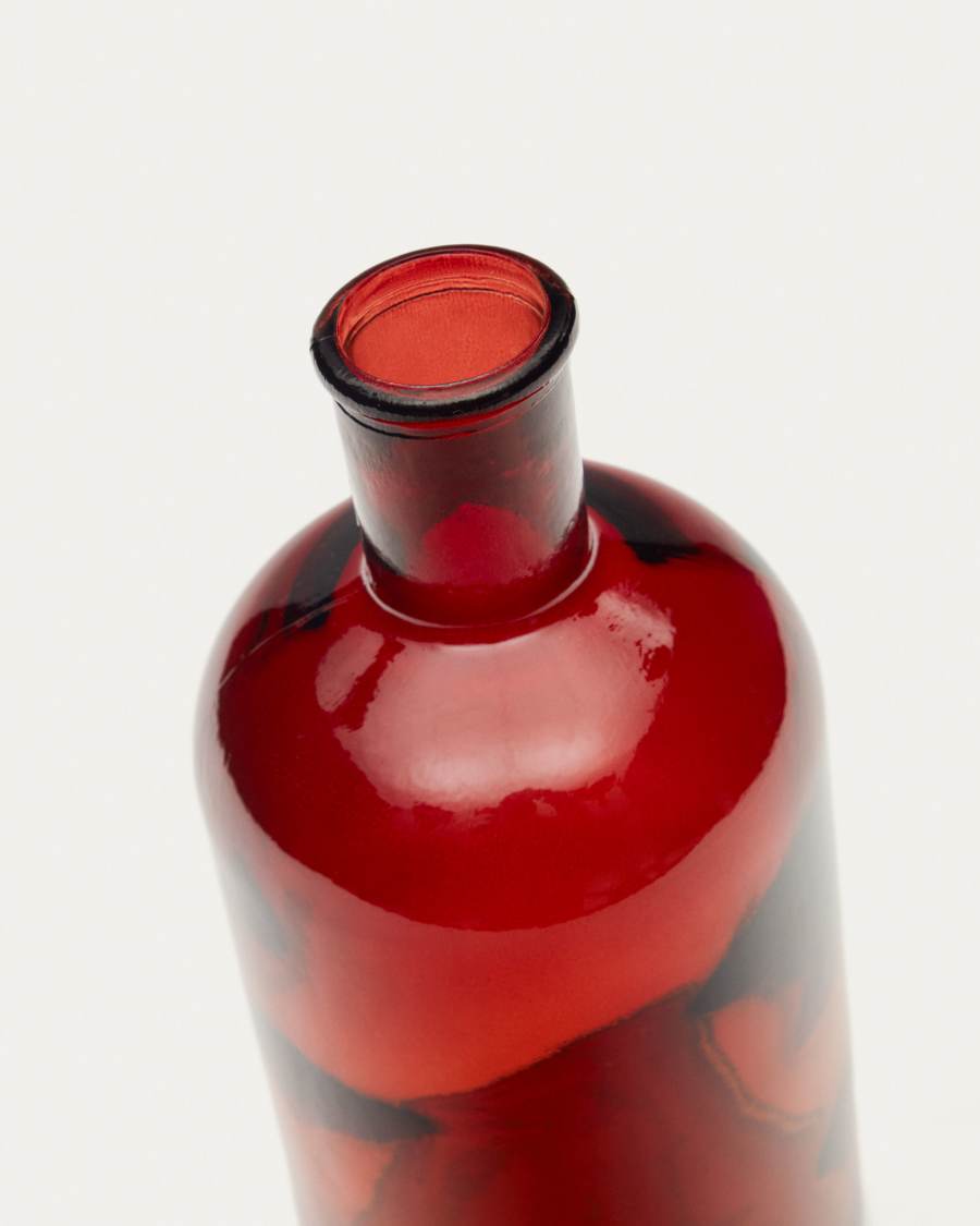 Βάζο Brenna 100% ανακυκλωμένο καφέ γυαλί 19 cm