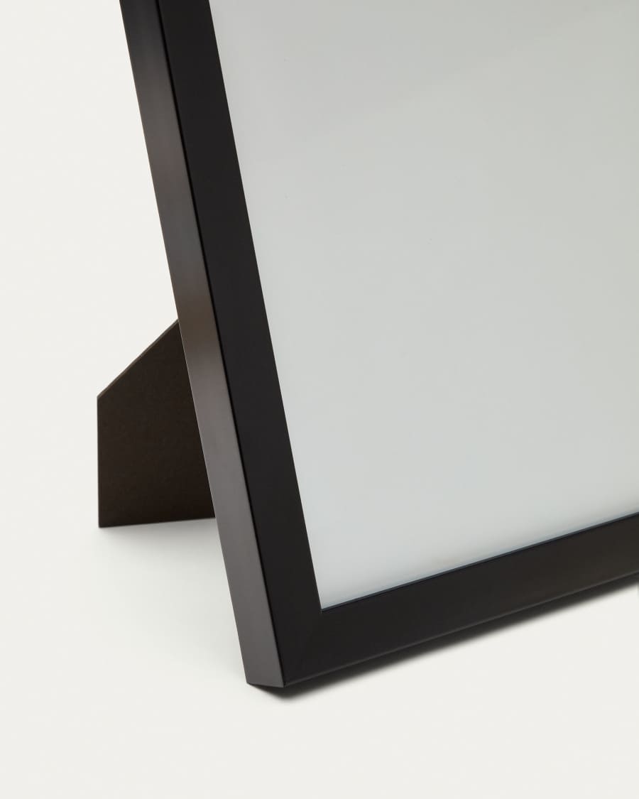 Neale wooden photo frame with black finish, 21 x 28 cm