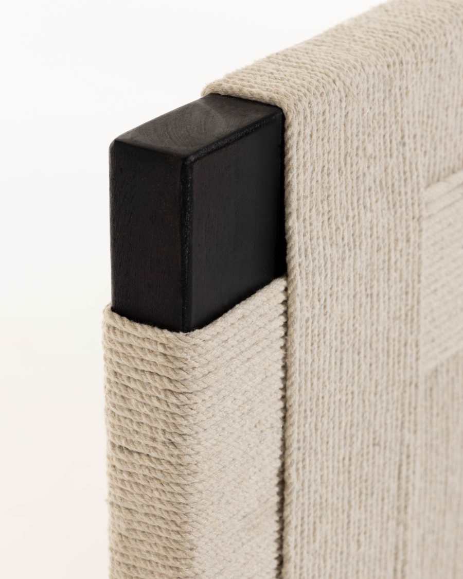 Krysia solid acacia wood headboard, for 160 cm beds