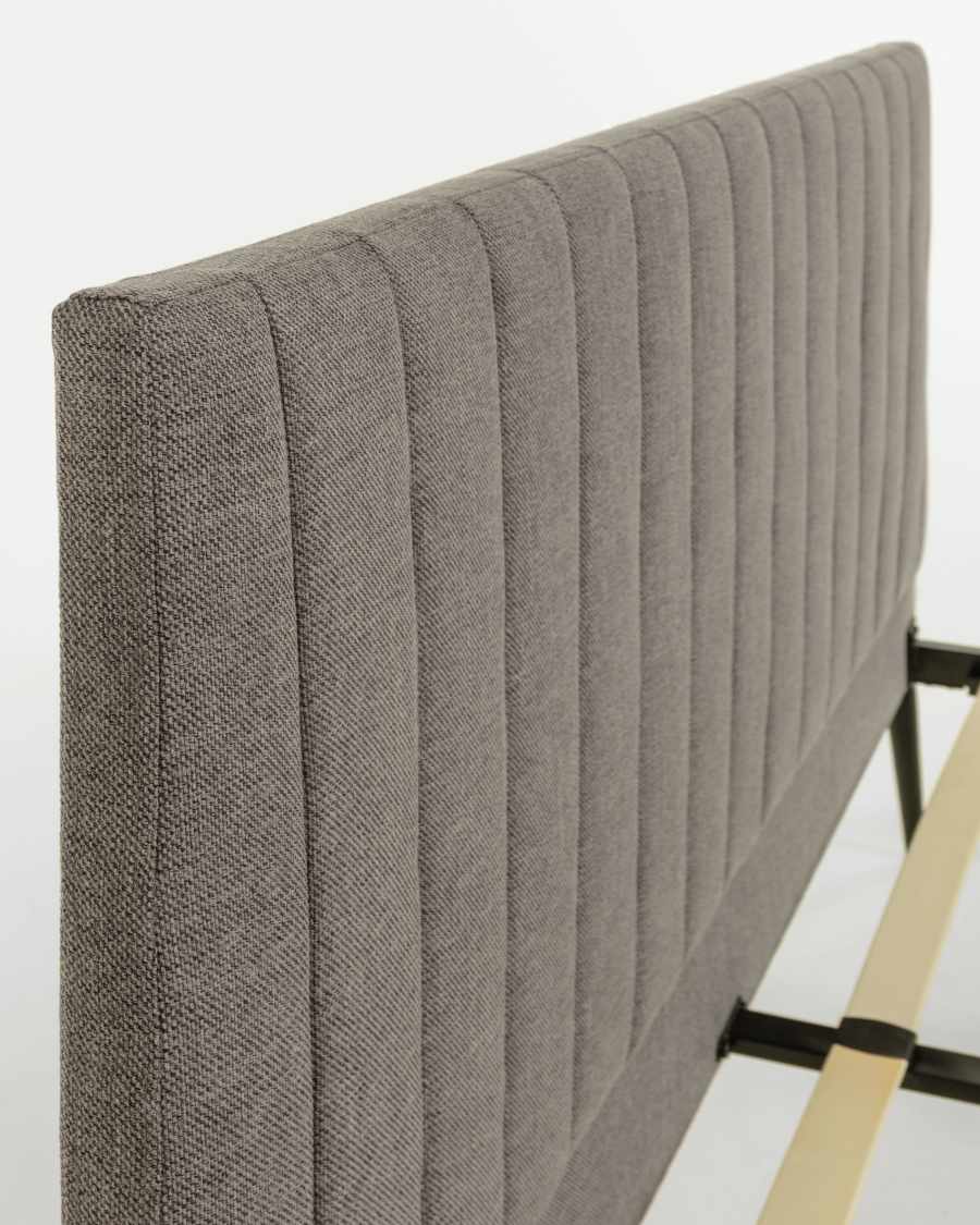 Nelly graues bett 150 x 190 cm