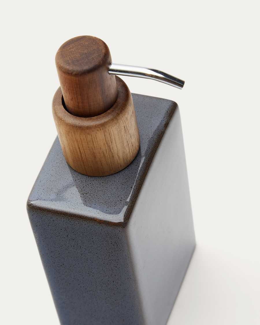 Distributeur de savon Silvet en grès gris