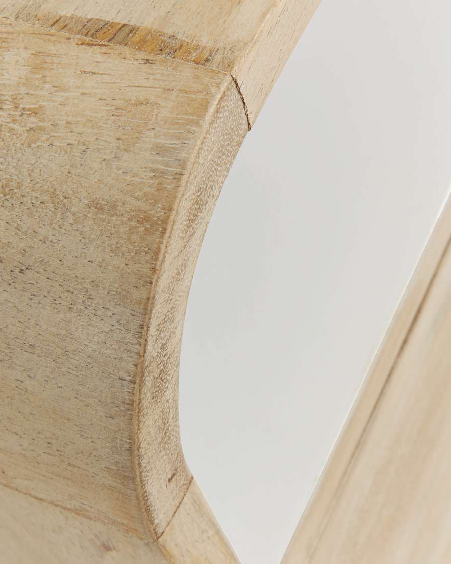 Georg 40 x 60, 5 cm bedside table natural and white