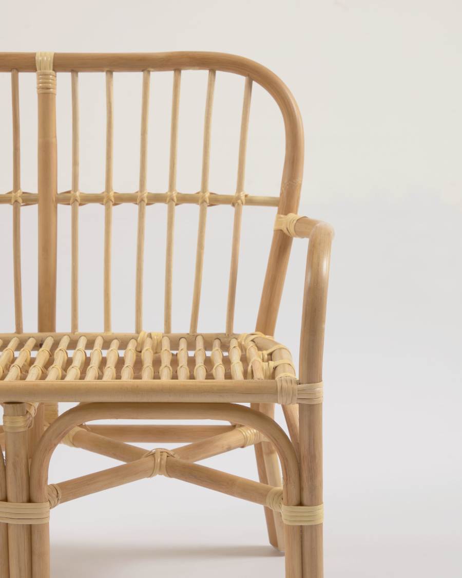 Marzieh rattan children’s bench, 67 cm