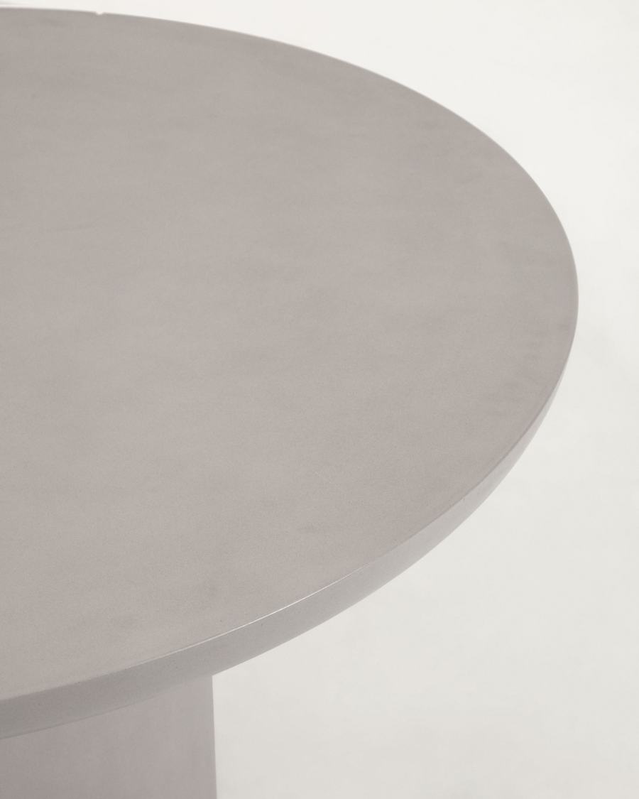 Taimi round concrete outdoor table Ø 110 cm