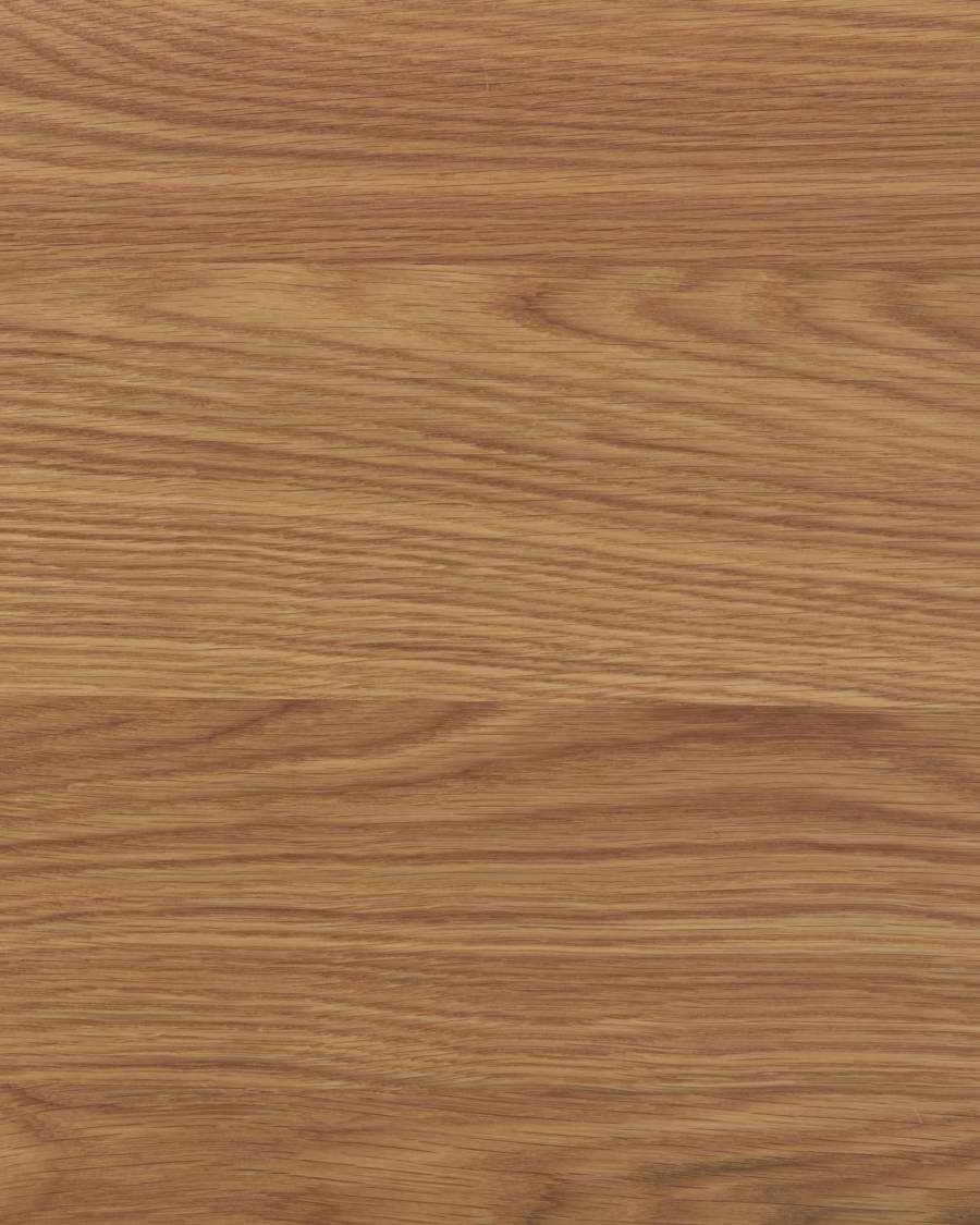 Rasha 4-door TV stand in oak veneer with natural finish 200 x 49 cm.