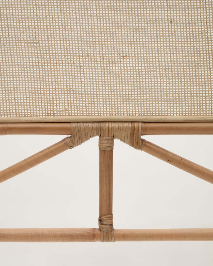 Testiera Quiterie in rattan finitura naturale 90 cm