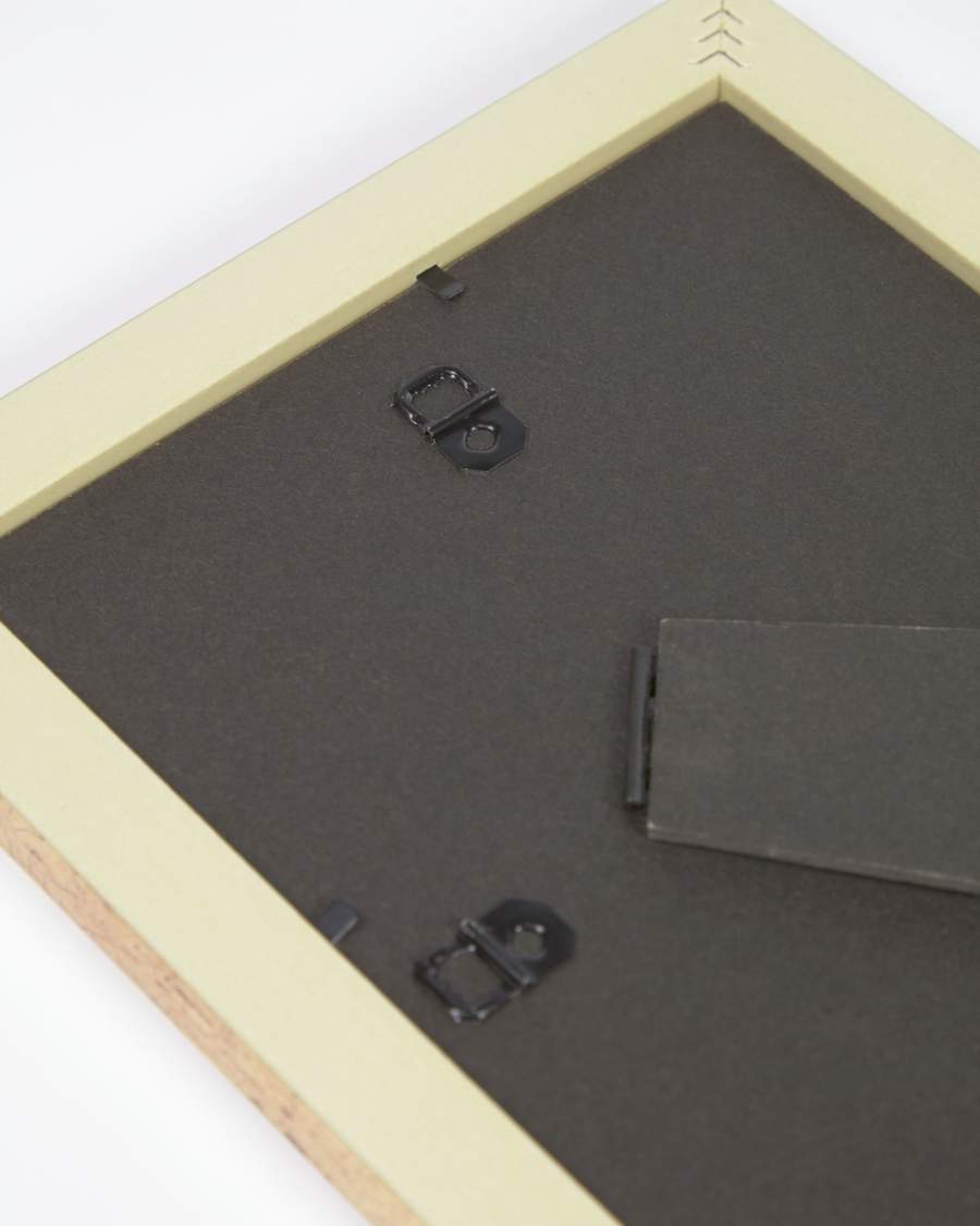 Cadre photo petit format Nazira doré 14 x 18 cm