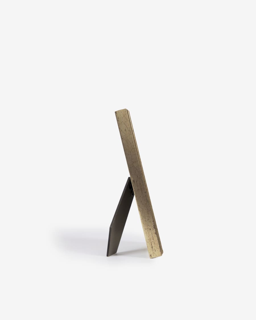 Small Naia golden photo frame 14 x 18 cm