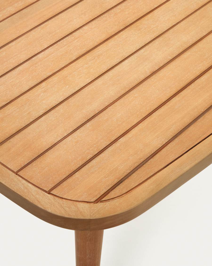 Tavolo 100% da esterni Maset in legno massello di eucalipto 225 x 100 cm FSC