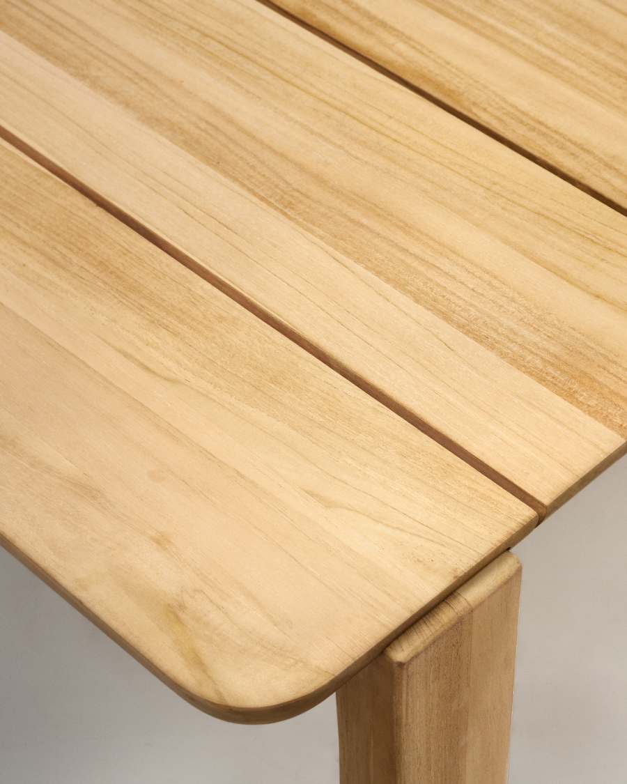 Τραπέζι Icaro από μασίφ ξύλο τικ 220 x 102 εκ. FSC FSC 100%