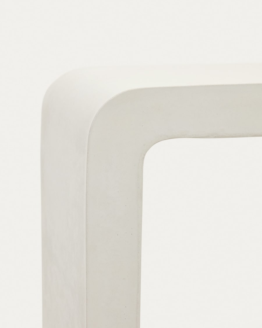 Aiguablava Konsole aus Zement in Weiß 120 x 80 cm