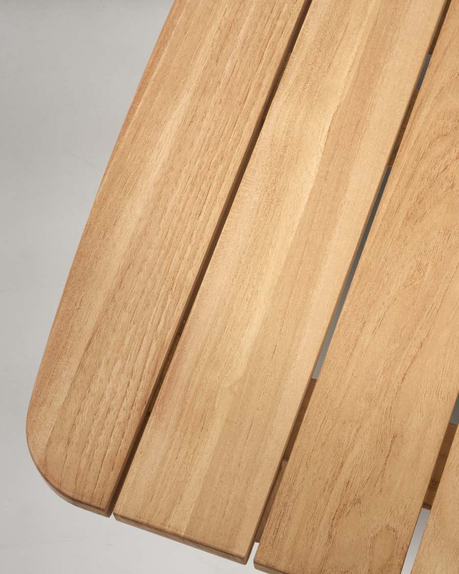 Table auxiliaire Tirant en bois de teck FSC 100 % 70 x 70 cm