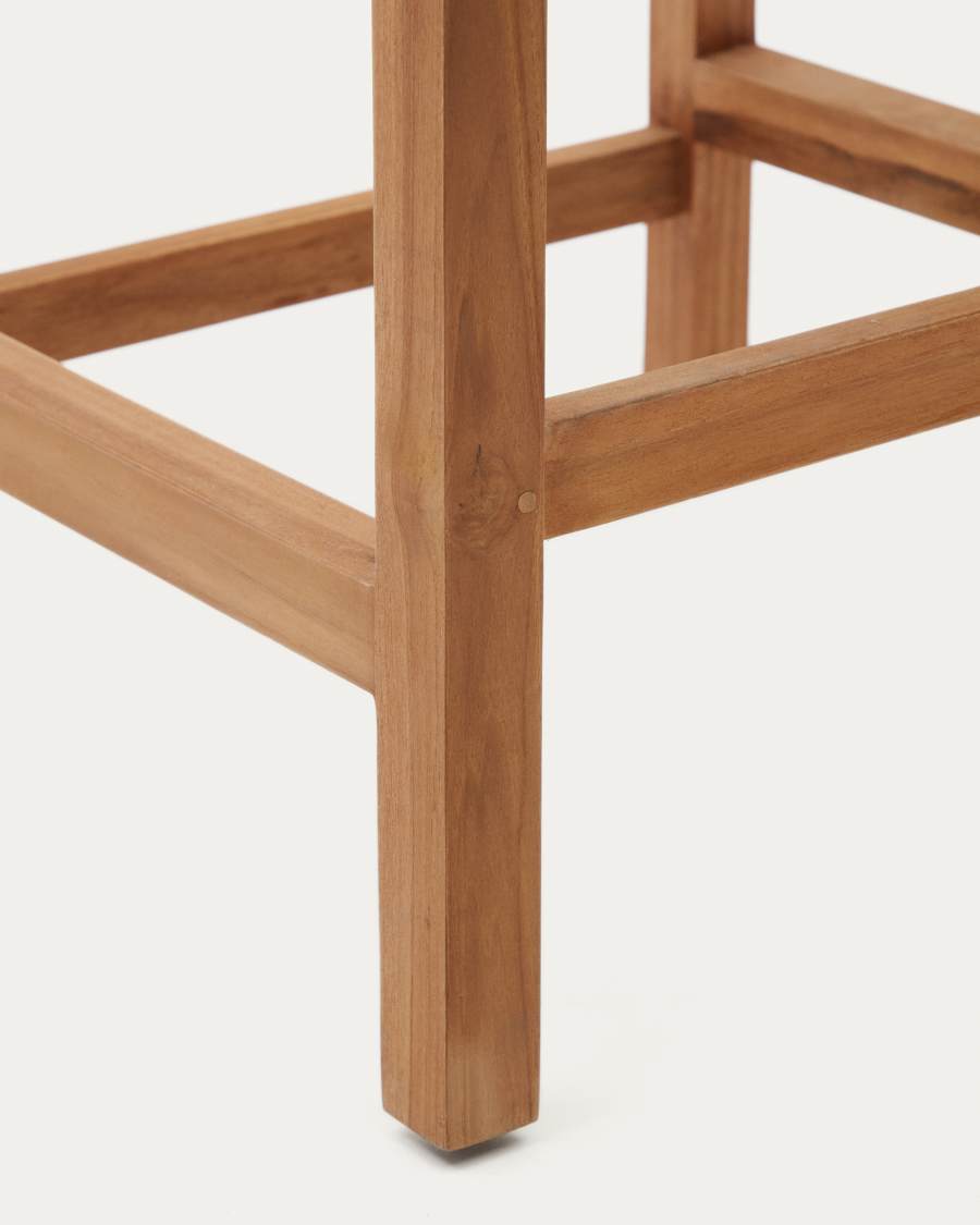 Giverola solid teak wood stool, 67,5 cm