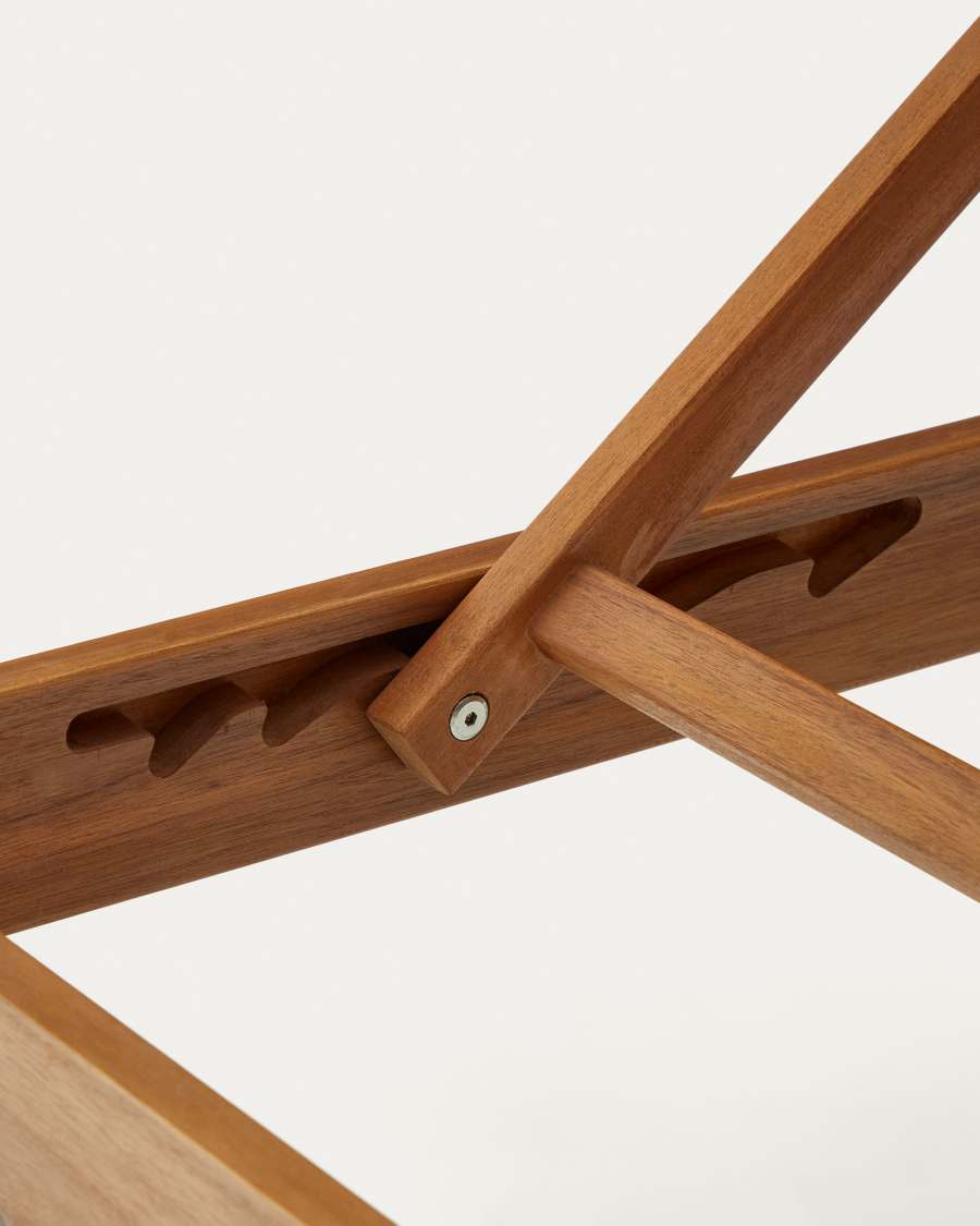 Ξαπλώστρα εξωτερικού χώρου Sulamita, μασίφ ξύλο ακακίας FSC 100%