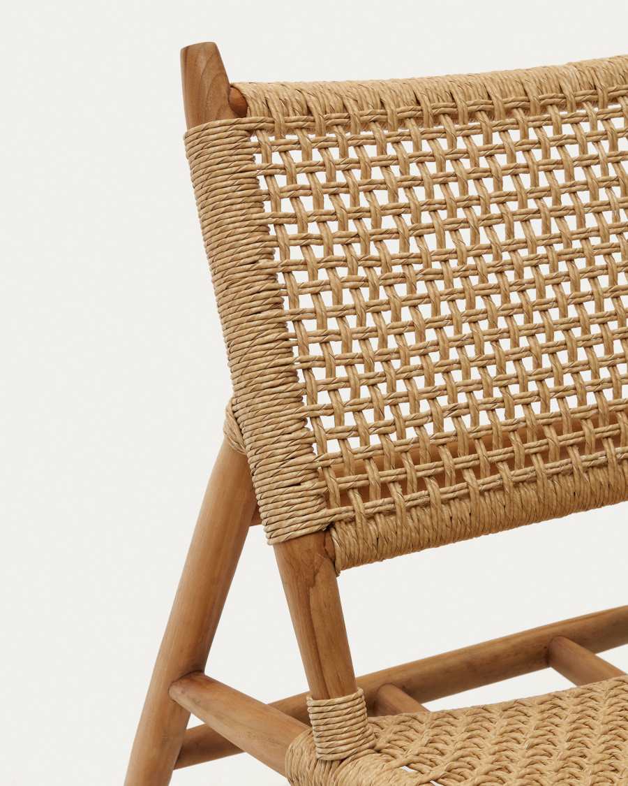 Butaca Codolar de fusta massissa de teca