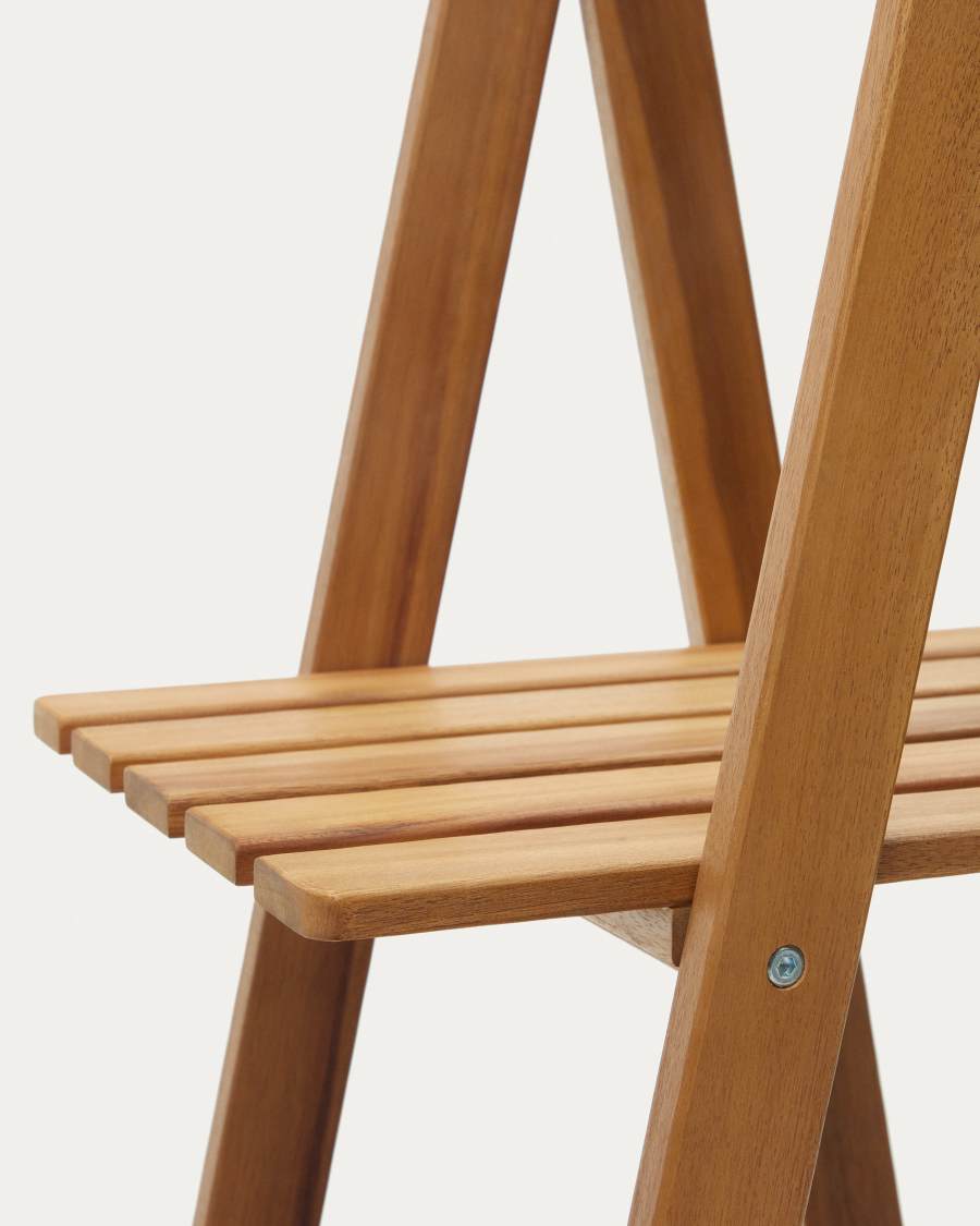 Victora outdoor shelving unit made from solid acacia wood, 80 x 140 cm FSC 100%