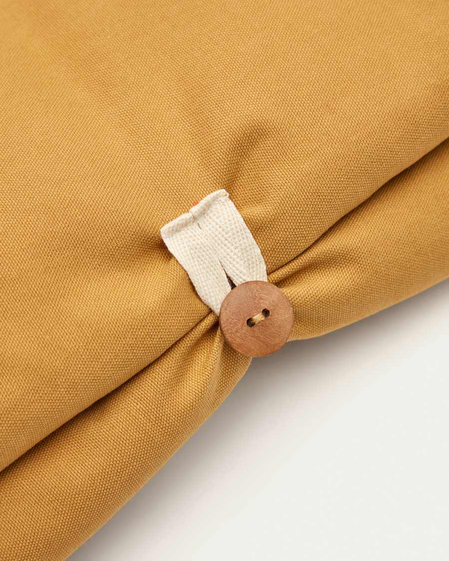 Deya travel baby changing mat in mustard cotton