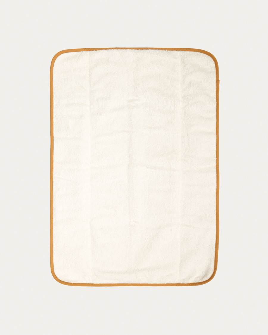 Deya travel baby changing mat in mustard cotton