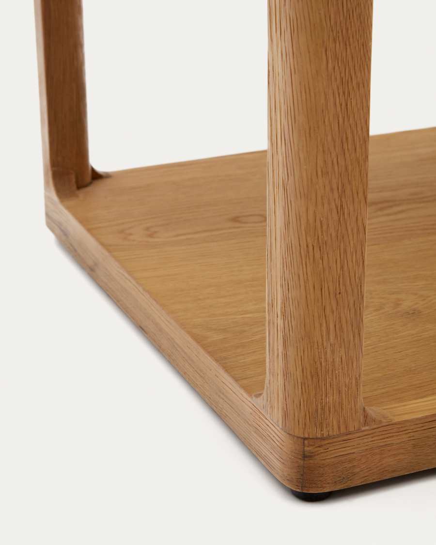 Maymai oak wood side table 50 x 50 cm