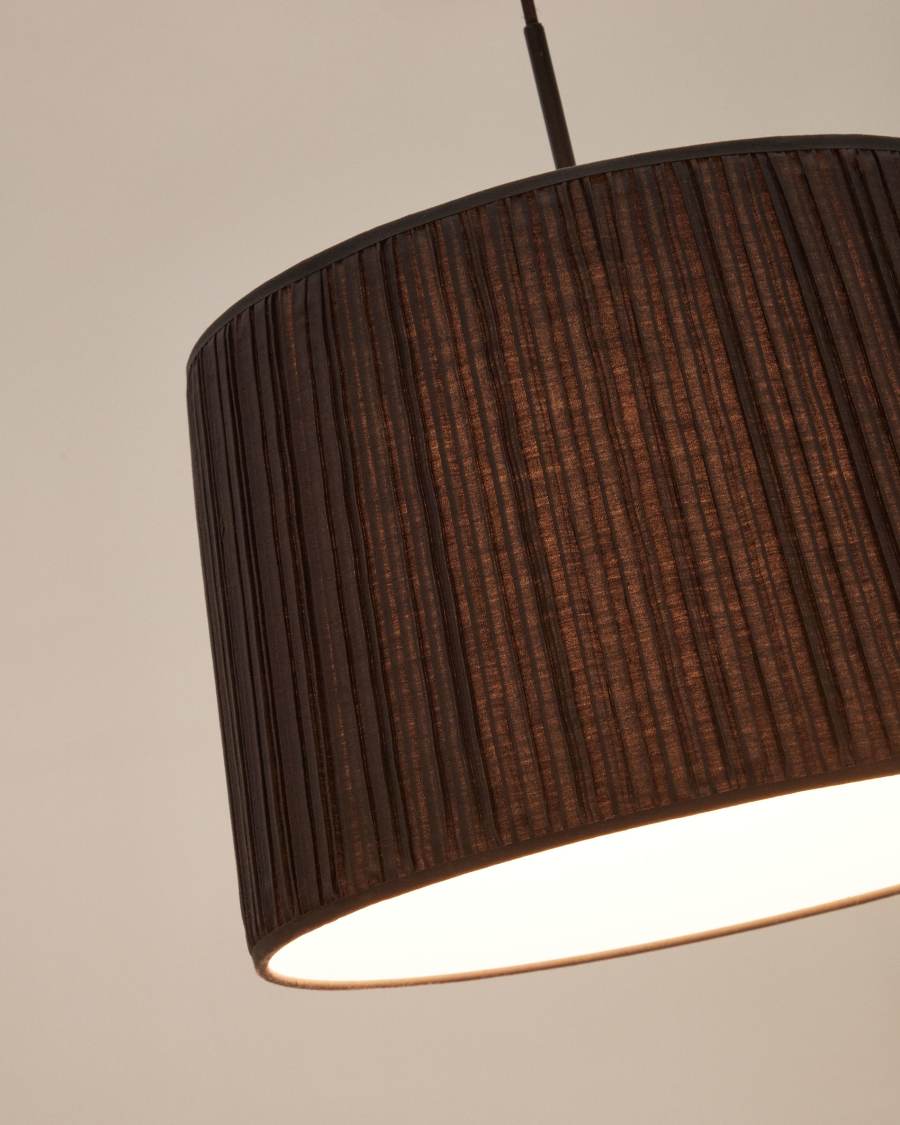 Guash ceiling lamp shade in black, Ø 40 cm