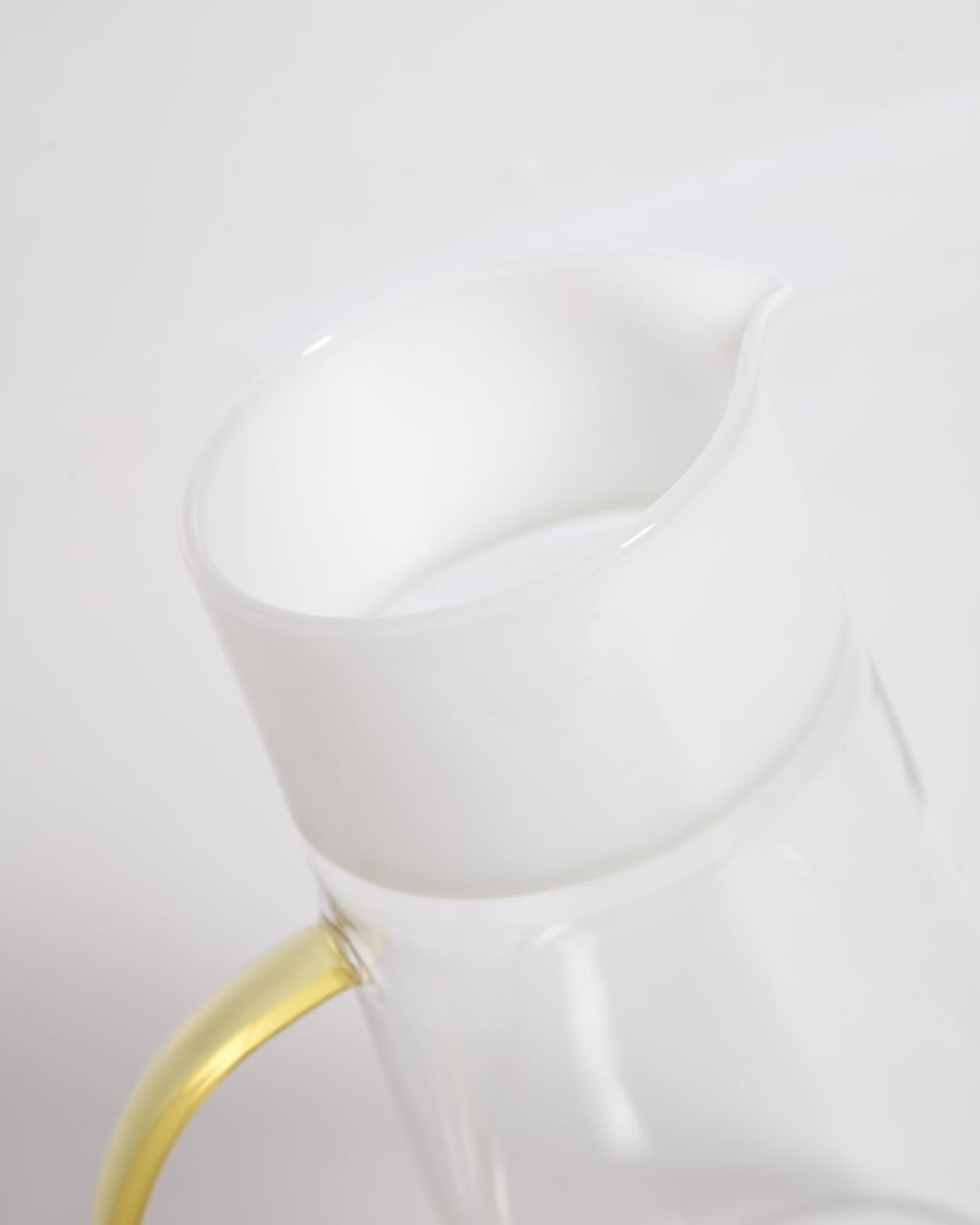 Navone transparent glass jug