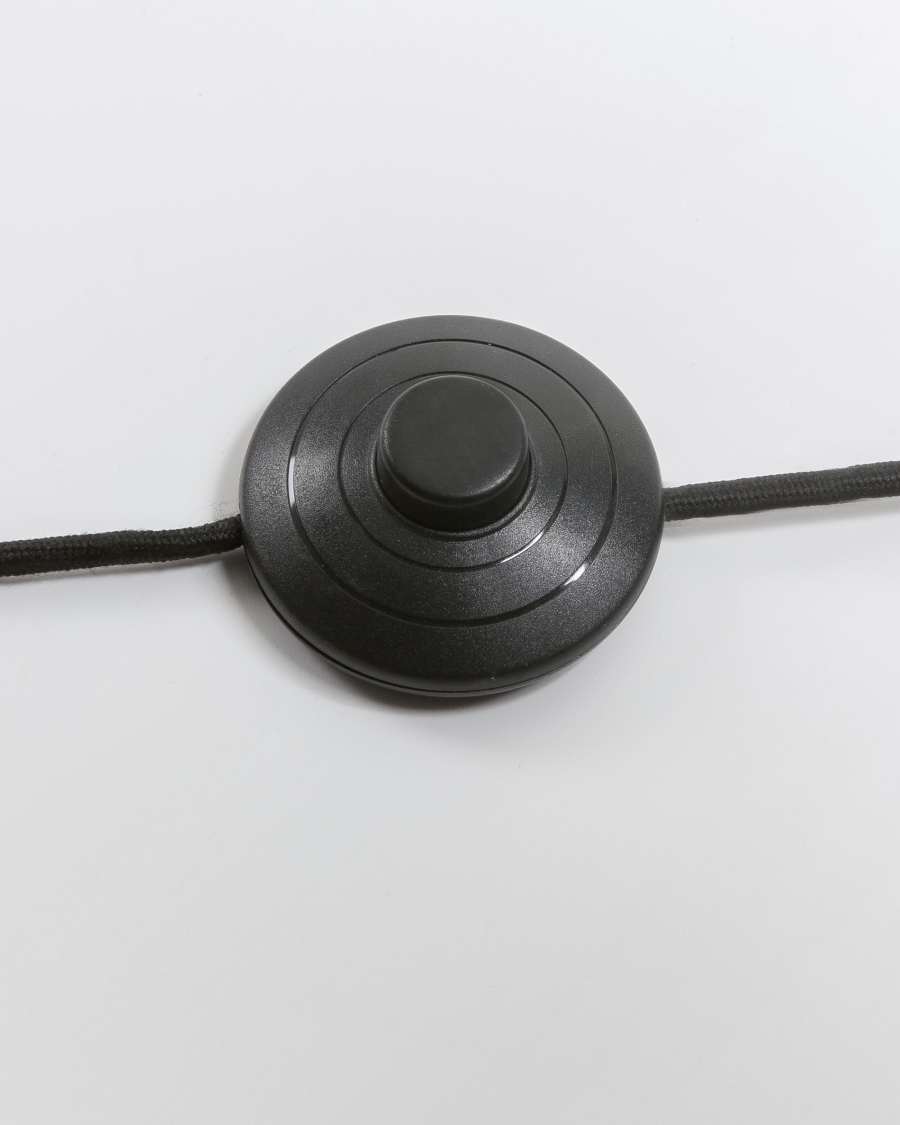 Brittany floor lamp in metal with white and grey painted finishing.